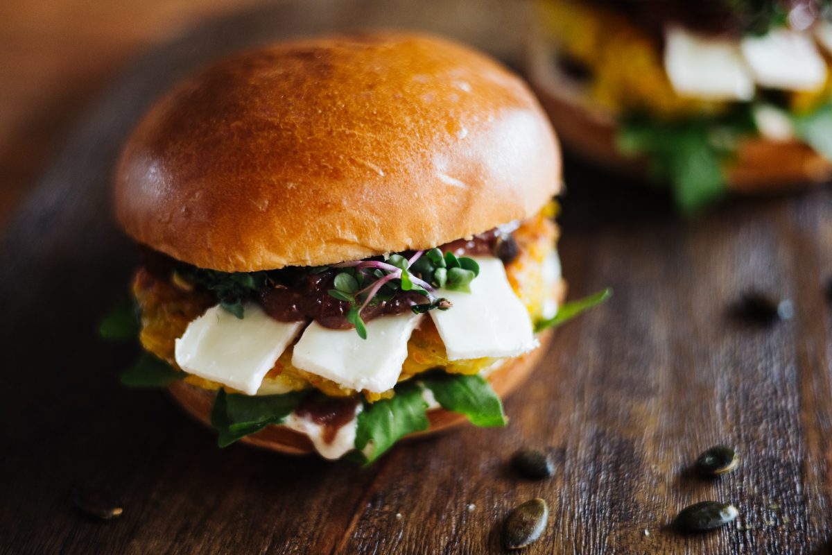 Kürbis-Burger