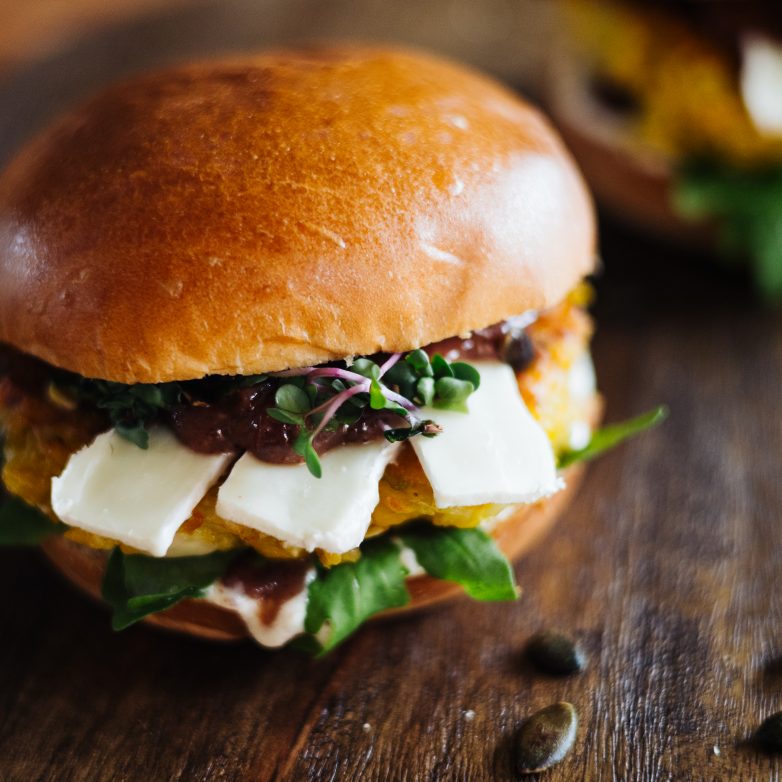 Kürbis-Burger